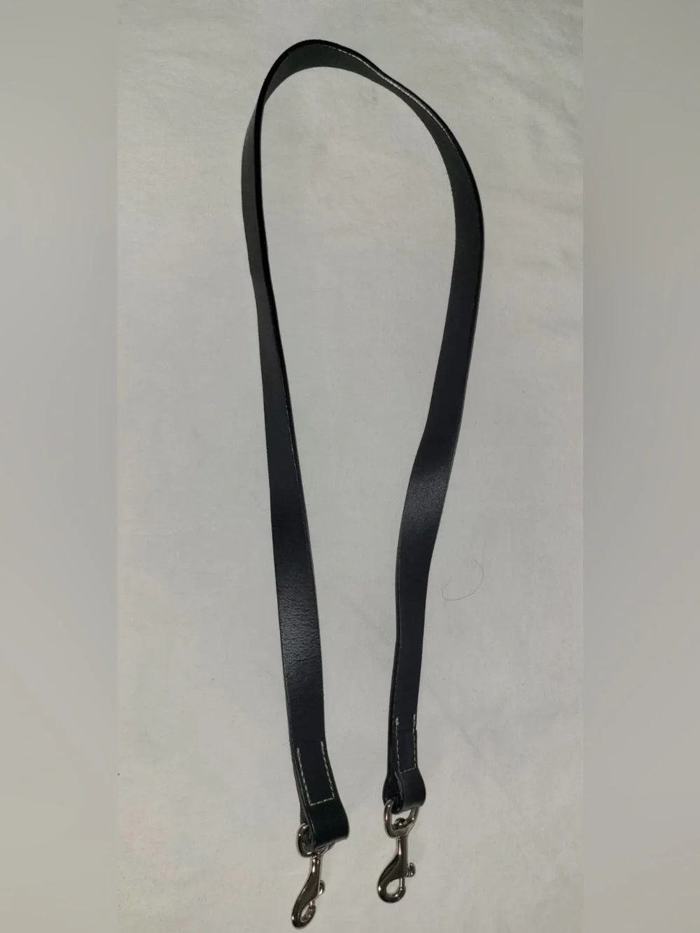 Dooney & Bourke Monogram Tote Crossbody Bag Navy Canvas Black Leather Trim
